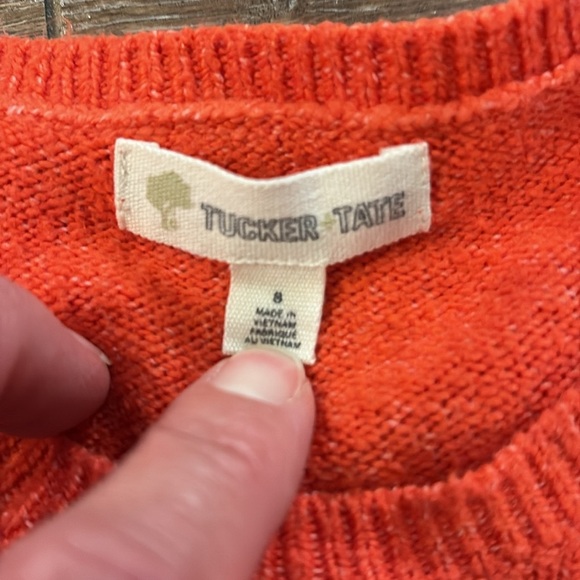 2 Tucker + Tate Girls Sweaters Size 8. Patch pockets, colorful, fun - Picture 2 of 7